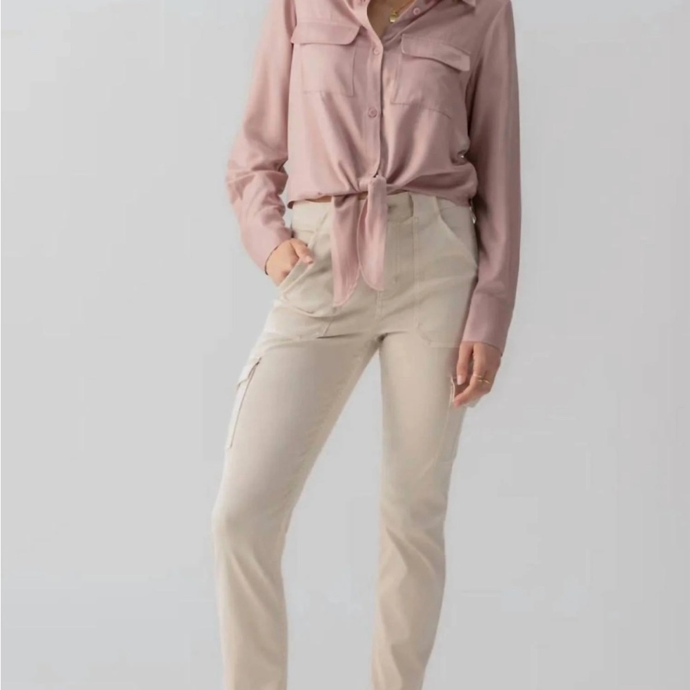 Sanctuary Hayden Slim beige cargo pants - new without tags Size 28